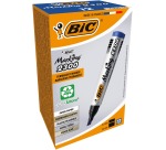 Bic marqueur permanent 2300 ECOlutions, largeur de trait: 3,7 - 5,5 mm, pointe biseautée, bleu
