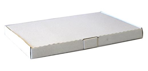 Versandbox, weiß ft 31 x 22 x 2,5 cm
