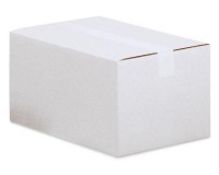 Verzenddoos, enkele golf, 3 mm, wit, ft 370 x 250 x 145 mm