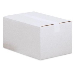 Verzenddoos, enkele golf, 3 mm, wit, ft 370 x 250 x 145 mm