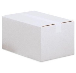 Boîte d'expédition, cannelure simple, 3 mm, blanc ft 305 x 220 x 80 mm