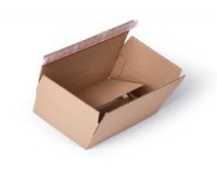 Boîte d'expédition, emballage de livre avec bande adhesive, brun, ft 310 x 230 x 110 mm