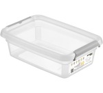DONAU Home boîte de rangement, 3 litres, transparent