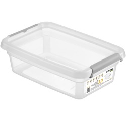 DONAU Home boîte de rangement, 3 litres, transparent