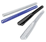 GBC ClickBind bindings, box of 50 pieces, 8 mm, black