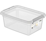 DONAU Home storage box, 4.5 liters, transparent