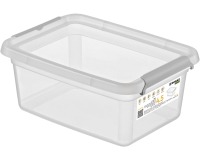 DONAU Home Aufbewahrungsbox, 4,5 Liter, transparent