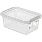 DONAU Home boîte de rangement, 4,5 litres, transparent