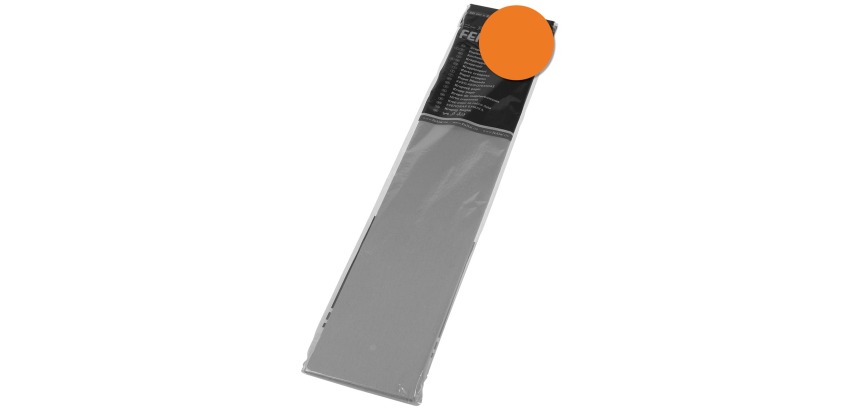 Folia crepe paper 250x50cm 10 sheets no. 109 bright orange