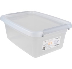 DONAU Home boîte de rangement, 12,5 litres, transparent