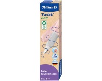 Pelikan Twist stylo plume Eco, avec recharge, rosé