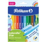 Pelikan viltstift Colorella Star 10 stiften in kartonnen ophangdoosje