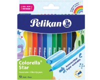 Pelikan Colorella Star feutre, étui de 12 pièces