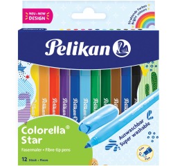 Pelikan Colorella Star feutre, étui de 12 pièces