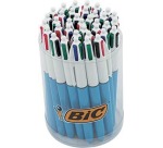 Bic 4 Colours Original stylo bille 4 couleurs, moyen, 4 couleurs d'encre classique, tubo de 36 pièces