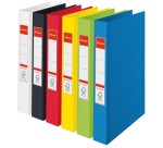 Esselte VIVIDA Binder A4 2 O-ring mech 25mm PP white