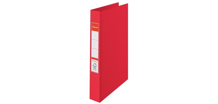 Esselte VIVIDA Binder A4 2 O-Ring 25mm PP Red