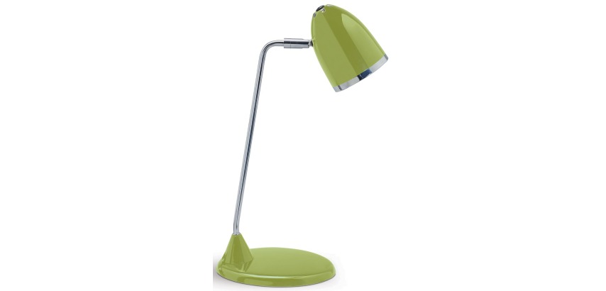 MAULstarlet bureaulamp, spaarlamp, op voet, groen