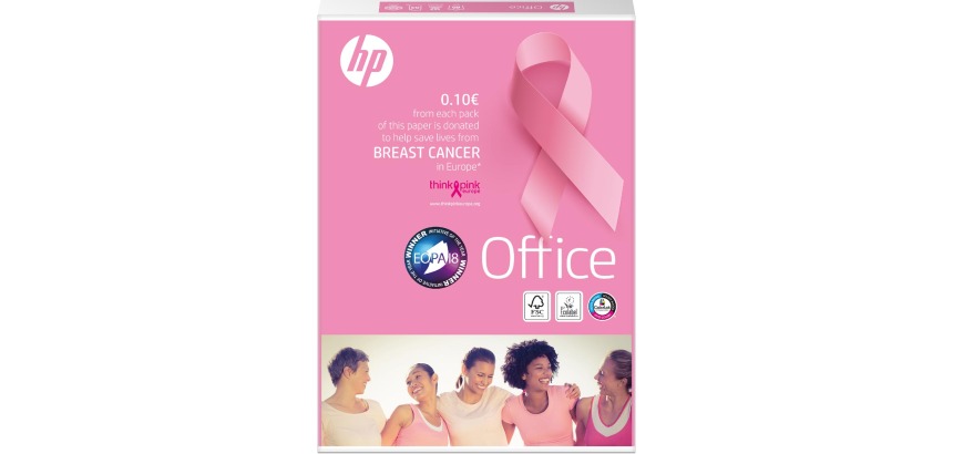 HP Office Pink Ream papier reprographique, ft A4, 80 g, paquet de 500 feuilles