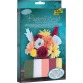 Folia set de bricolage fleurs en papier crepon, 21 parties