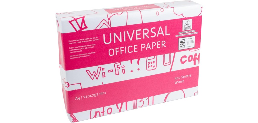 Papier reprographique, ft A4, 75 g, 160 CIE, rame de 500 feuilles