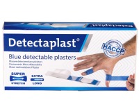 Elastische blauwe textielpleister Detectaplast 180x20mm 100 stuks