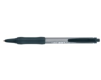 Bic Soft Feel Clic Grip black ballpoint pen