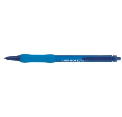 Bic stylo bille Soft Feel Clic Grip, bleu