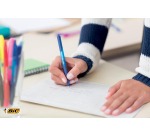 Bic stylo bille Soft Feel Clic Grip, bleu