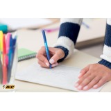 Bic stylo bille Soft Feel Clic Grip, bleu