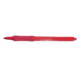 Bic balpen Soft Feel Clic Grip rood