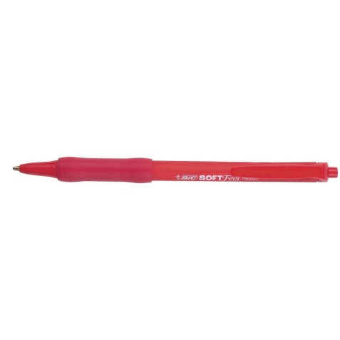 Bic stylo bille Soft Feel Clic Grip rouge