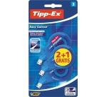 Tipp-Ex dérouleur de correction Easy Correct, blister de 3 pièces (2 + 1 gratuite)