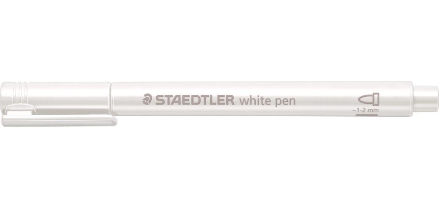 Staedtler marqueur Metallic 8323, blanc
