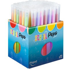 Maped feutre Color'Peps, boîte de 72 pièces (classpack)