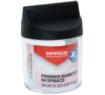 OFFICE products distributeur de trombones, sans trombones, rond, magnétique, transparant