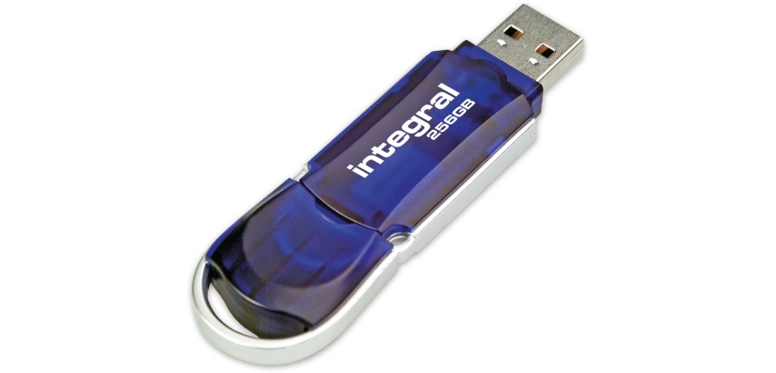 Integral Courier USB Flash Drive 2.0, 256 GB
