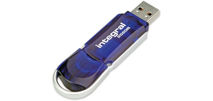 Integral Courier USB Flash Drive 2.0, 256 GB