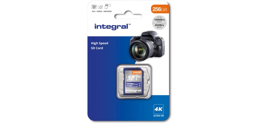 Carte mémoire Integral SDHC-XC 256Go