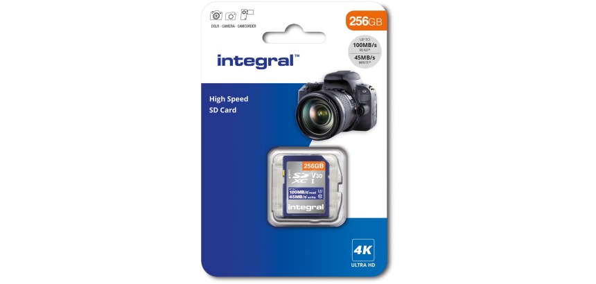 Carte mémoire Integral SDHC-XC 256Go