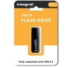 Integral USB 3.0 Flash Drive, 512 GB, Black
