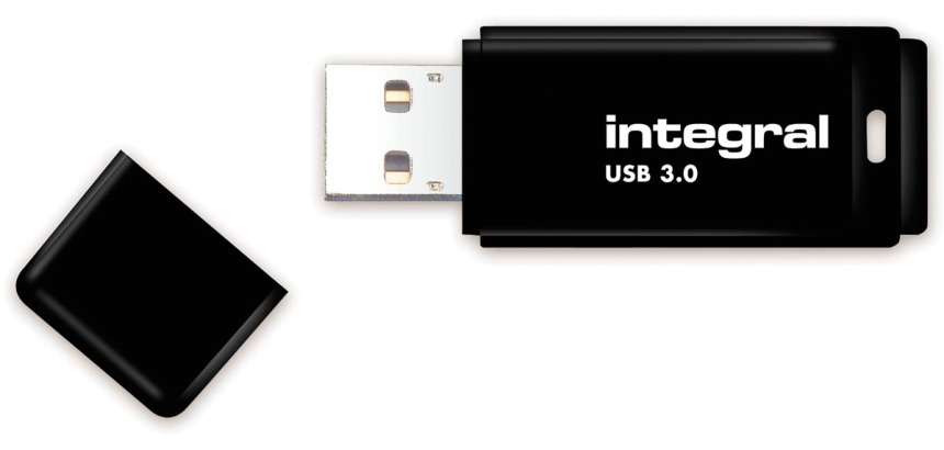 Integral USB 3.0 Flash Drive, 512 GB, Black