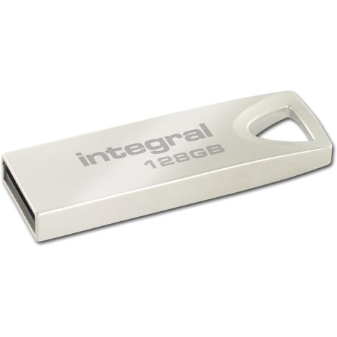 Integral ARC clé USB 2.0, 128 Go, argent