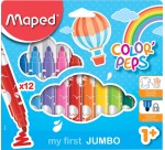 Maped Filzstifte Color'Peps Jumbo Early Age, 12er-Set, sortiert