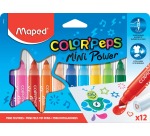 Maped Filzstift Color'Peps Mini Jumbo, Etui mit 12 Stück in verschiedenen Farben