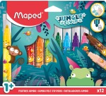 Maped Jungle Fever Jumbo Felt Tip Set 12 Colors