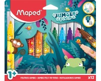 Feutre Maped Jungle Fever Jumbo set 12 couleurs
