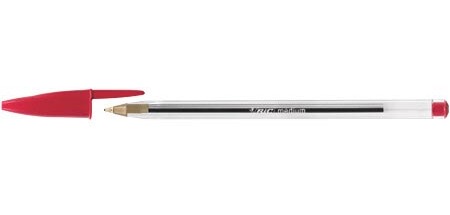 Bic balpen Cristal, rood