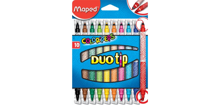 Maped Malstift Color Peps Duo'Tip, Schachtel mit 10 Stück