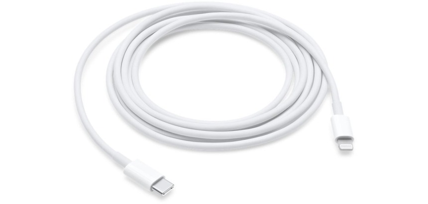 Apple kabel, Lightning (8-pin) naar USB-C, 2 m, wit